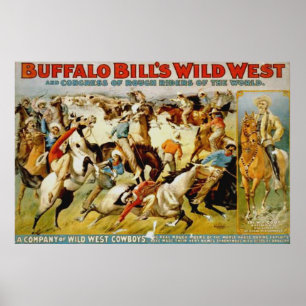 Buffalo Bill's Wilde West Show Poster