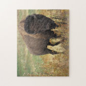 Buffalo Bison Legpuzzel (Verticaal)