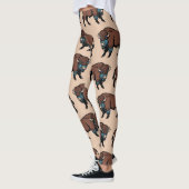 Buffalo Bison Pattern Leggings (Links)