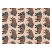 Buffalo Bison Pattern Tafelkleed (Voorkant (Horizontaal))