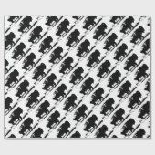 Buffalo Bison Pop Art uitvoeren Cadeaupapier (Vlak)