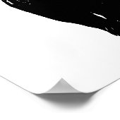 Buffalo Bison Silhouette Poster (Hoek)