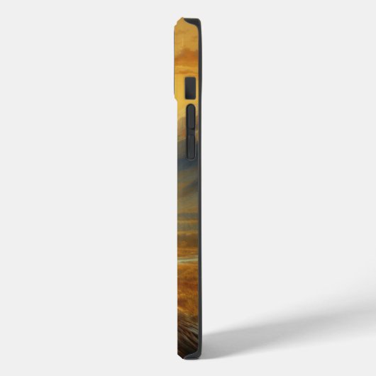 Buffalo Bison Sunset Silhouet Case-Mate iPhone Case (Achterkant / Links)