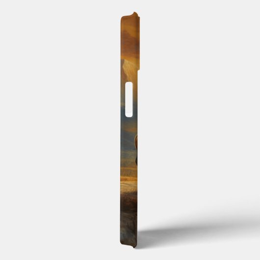 Buffalo Bison Sunset Silhouet Case-Mate iPhone Case (Achterkant / Rechts)