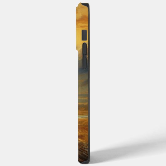 Buffalo Bison Sunset Silhouet Case-Mate iPhone Case (Achterkant / Links)