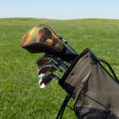 Buffalo Bison Sunset Silhouet Golfheadcover (Insitu)
