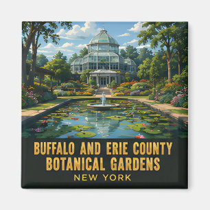 Buffalo Botanische Tuinen New York Stedelijke Natu Magneet