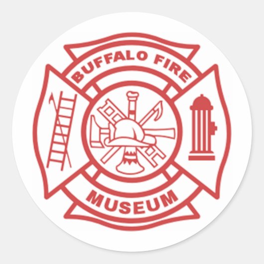 Buffalo Brandweermuseum sticker (Voorkant)
