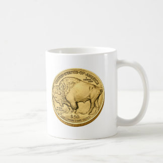 Buffalo Bullion Gold Coin Koffiemok