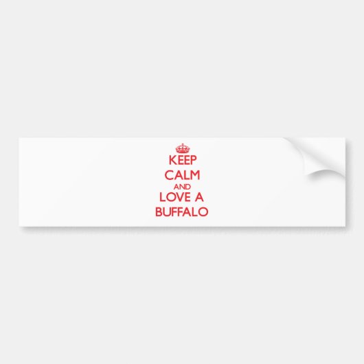 Buffalo Bumpersticker (Voorkant)