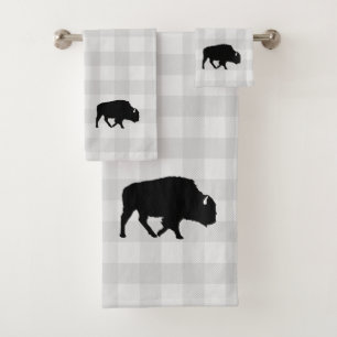 Buffalo Cabine Check Motif Serviette de bain ensem