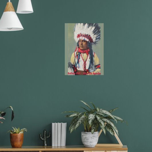 Buffalo Calf Native American Poster (Woonkamer 1)