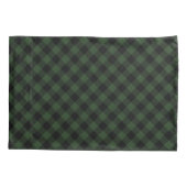 Buffalo Celtic Green and Black Squares Pset Kussensloop (Achterkant-Links)