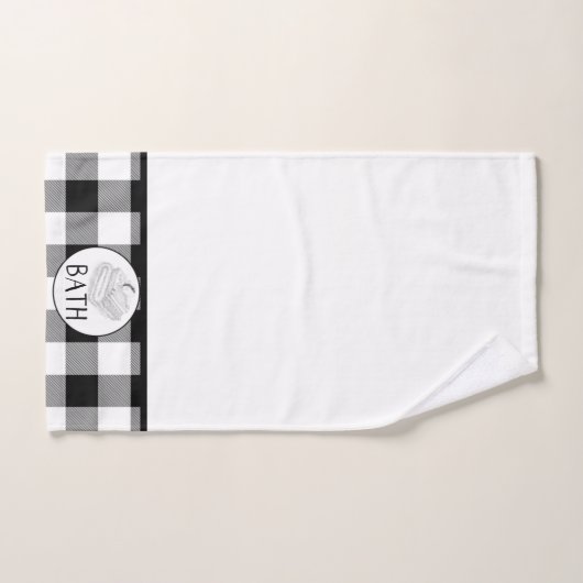 Buffalo Check Bathroom Towel set Bad Handdoek (Handdoek)