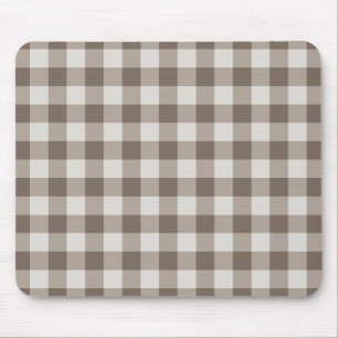 Buffalo Check Beige Cream Ivory Gingham Muismat