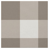 Buffalo Check Beige Cream Ivory Gingham Stof (Close Up)