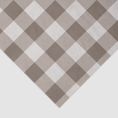 Buffalo Check Beige Cream Ivory Gingham Tissuepapier (Detail)