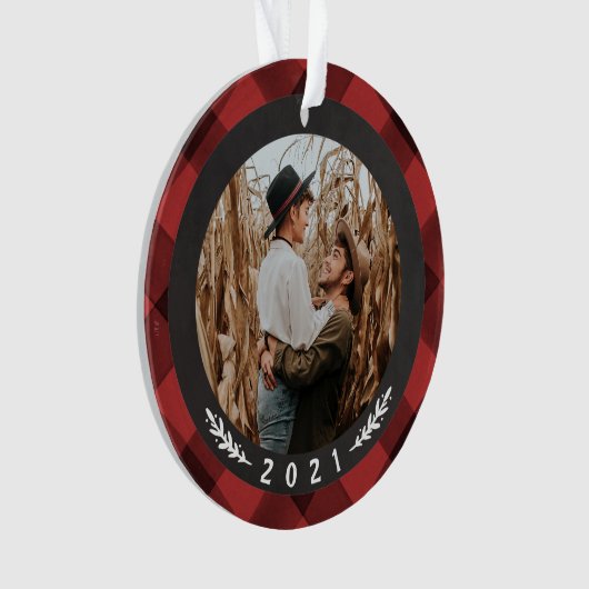 Buffalo Check Couples Premier Noël (devant)