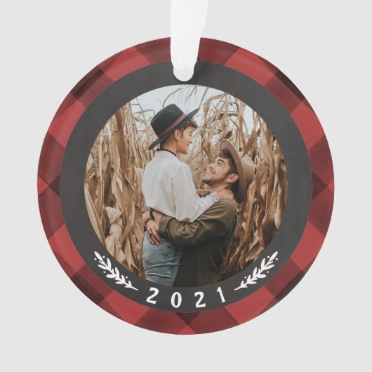 Buffalo Check Couples Premier Noël (devant)