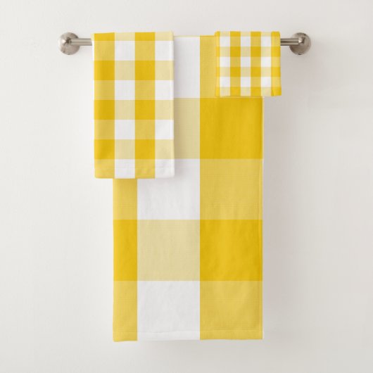 Buffalo Check - Ensemble de serviettes de bain en  (En situation)
