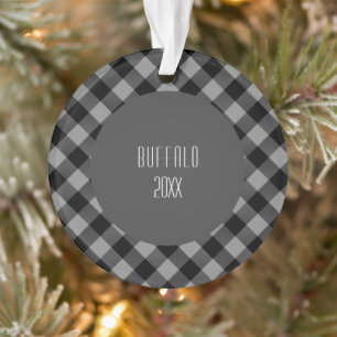Buffalo Check Grey Clan Tartan Scottish Plaid