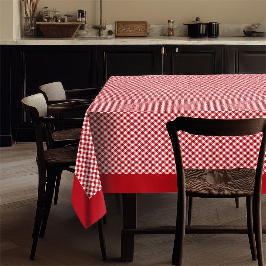 Buffalo Check Nappe Cosy Rouge Blanc Repas