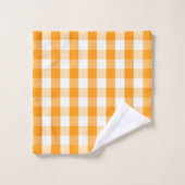 Buffalo Check - Orange Citrus Serviettes de bain (Gant de toilette)