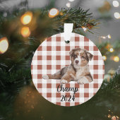 Buffalo Check Ornement Cutomizable