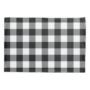 Buffalo Check Plays Black White Kussensloop