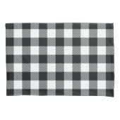 Buffalo Check Plays Black White Kussensloop (Voorkant)