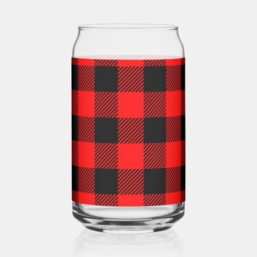 Buffalo Check Red & Black Lumberjack Plaid Decor (Recto)