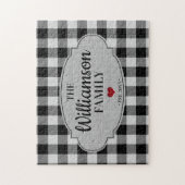 Buffalo Check Rustic Country Farmhouse Legpuzzel (Verticaal)