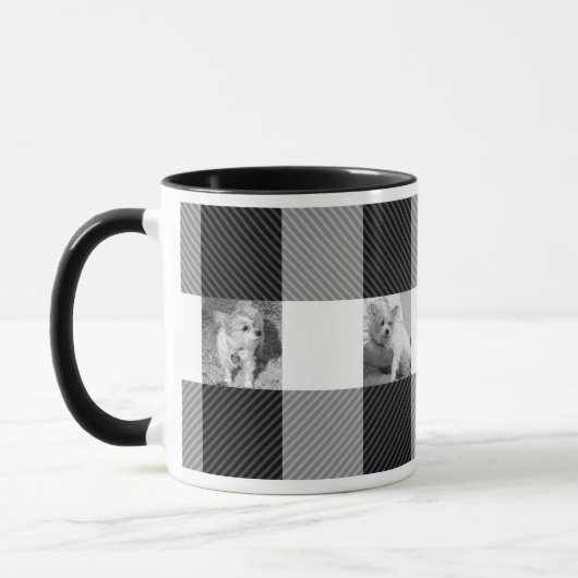 Buffalo Checks Custom Photo Mug (Gauche)