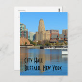 Buffalo City Hall Briefkaart (Voorkant / Achterkant)