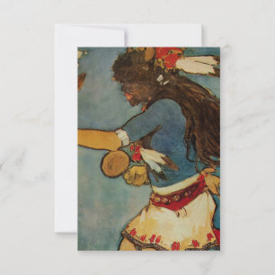 “Buffalo Dancer” Westerse kunst van Gerald Cassidy Bedankkaart