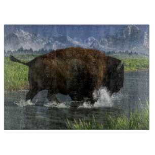 Buffalo De rivier passeren Snijplank