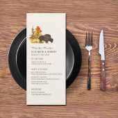 Buffalo Fall Foliing Bison Script Menu Mariage