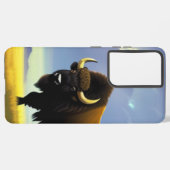 Buffalo Fields iPhone 13 Pro Slim Fit-Hoesje, glan Samsung Galaxy Hoesje (Achterkant horizontaal)