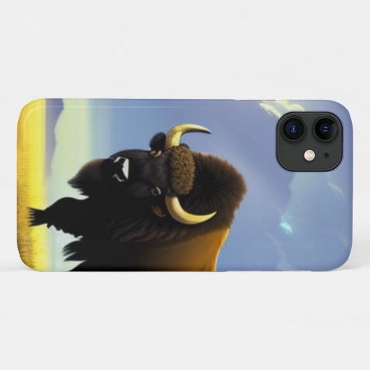 Buffalo Fields iPhone / coque ipad (Dos (Horizontal))