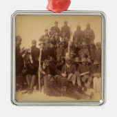 Buffalo Fighters van de US Black Cavalry Metalen Ornament (Voorkant)