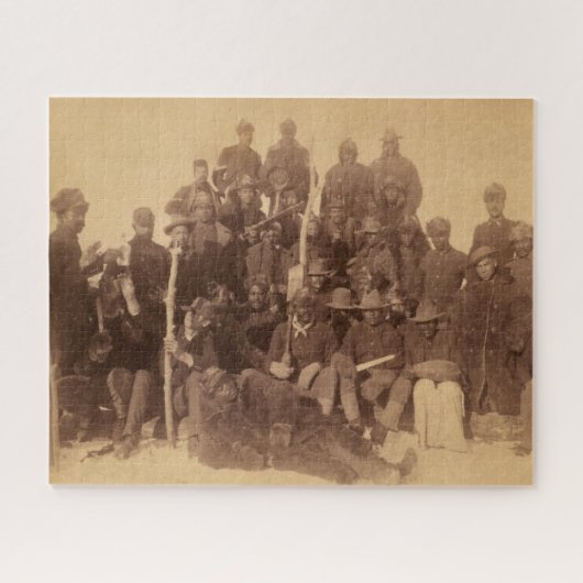 Buffalo Fighters van het Amerikaanse zwarte cavale Legpuzzel (Horizontaal)