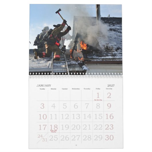 Buffalo Fire 2015 kalender (Jan 2027)