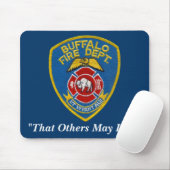 Buffalo Fire Mousepad Muismat (Met muis)