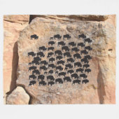 Buffalo Fleece Deken (Voorkant (Horizontaal))