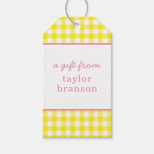 Buffalo Gepersonaliseerde Gift Labels Cadeaulabel (Voorkant)