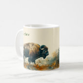 Buffalo gepersonaliseerde koffie Mok (Voorkant links)