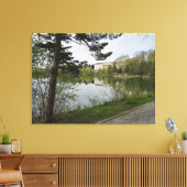 Buffalo Geschiedenis Museum Reflecties Canvas Afdruk (Insitu (Woonkamer))