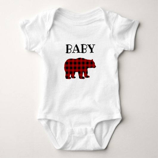 Buffalo Gestreept Baby T-Shirt (Voorkant)