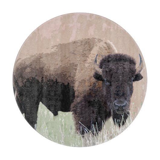Buffalo/gif Snijplank (Voorkant)