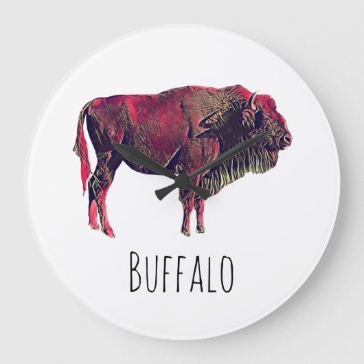 Buffalo Gift Grote Klok (Voorkant)